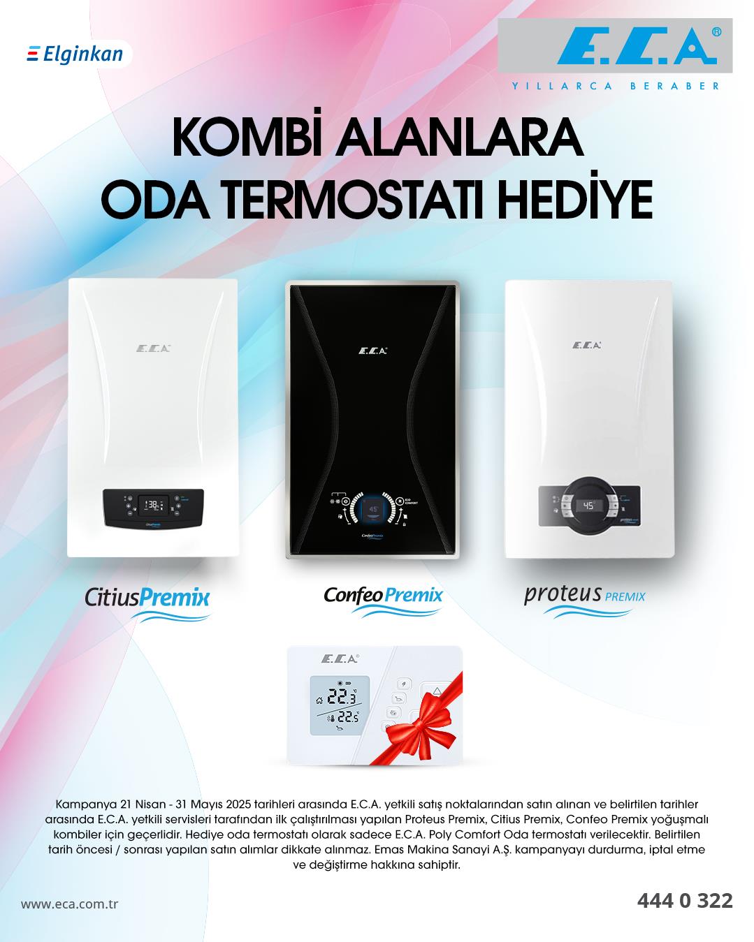 Eca Oda Termostatı Hediye